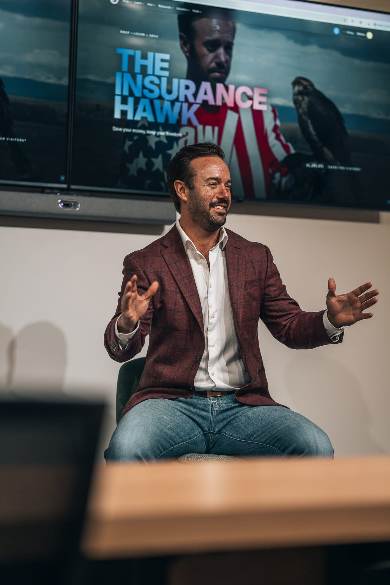 Jonathan Hawkins, founder of The Insurance Hawk